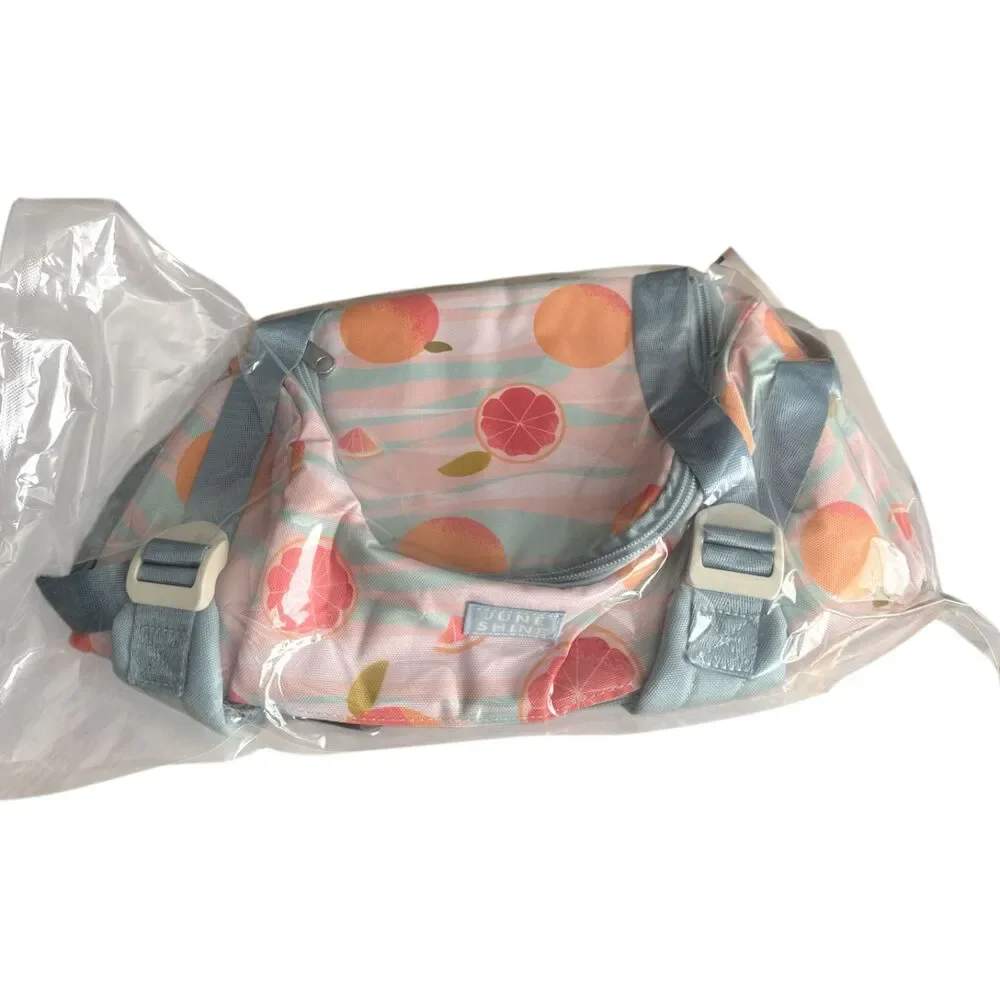 JuneShine Insulated Cooler Backpack Citrus Fruit Print Leakproof New